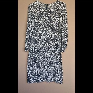 Beautiful black and white dress